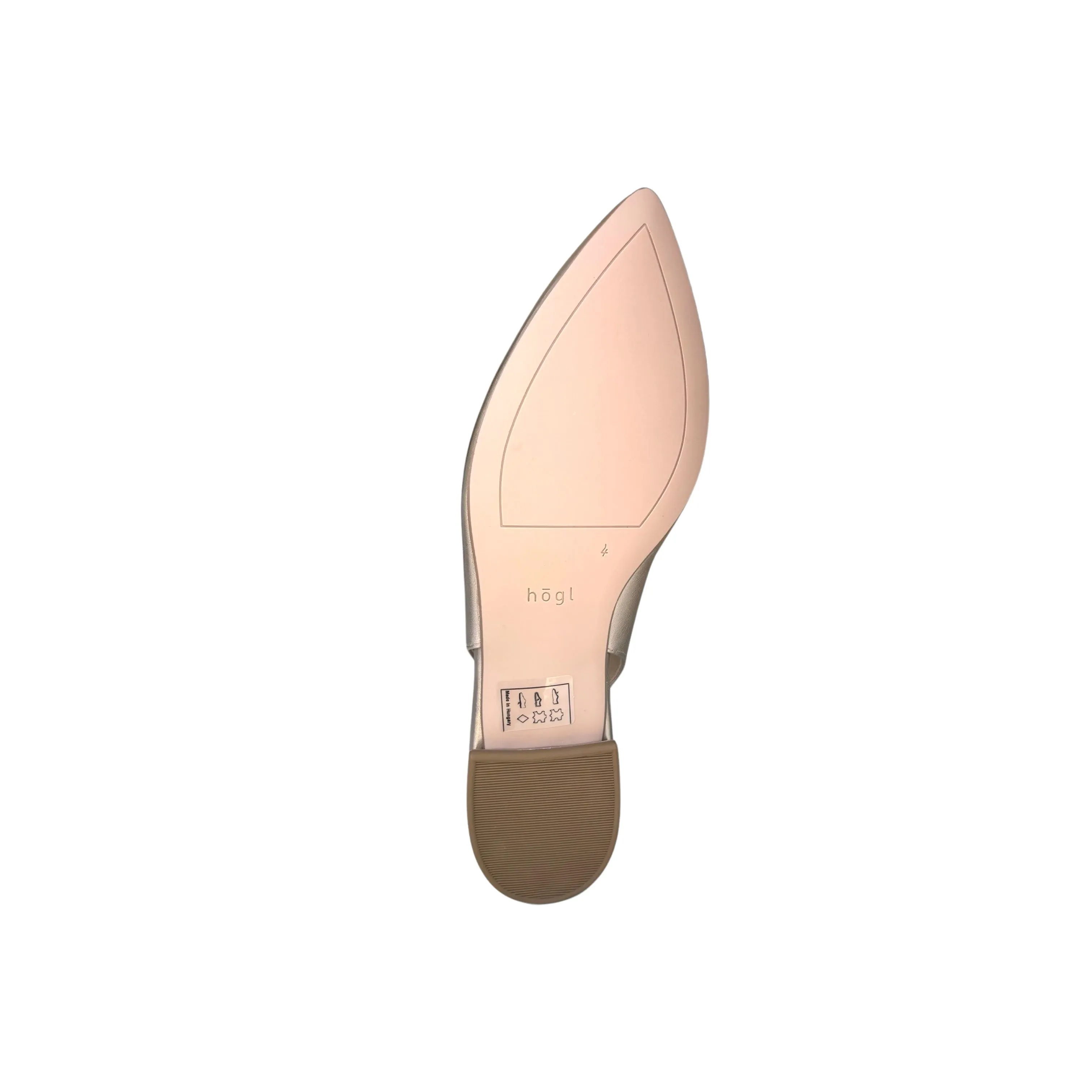 100111 Champagne Sling Back Flat