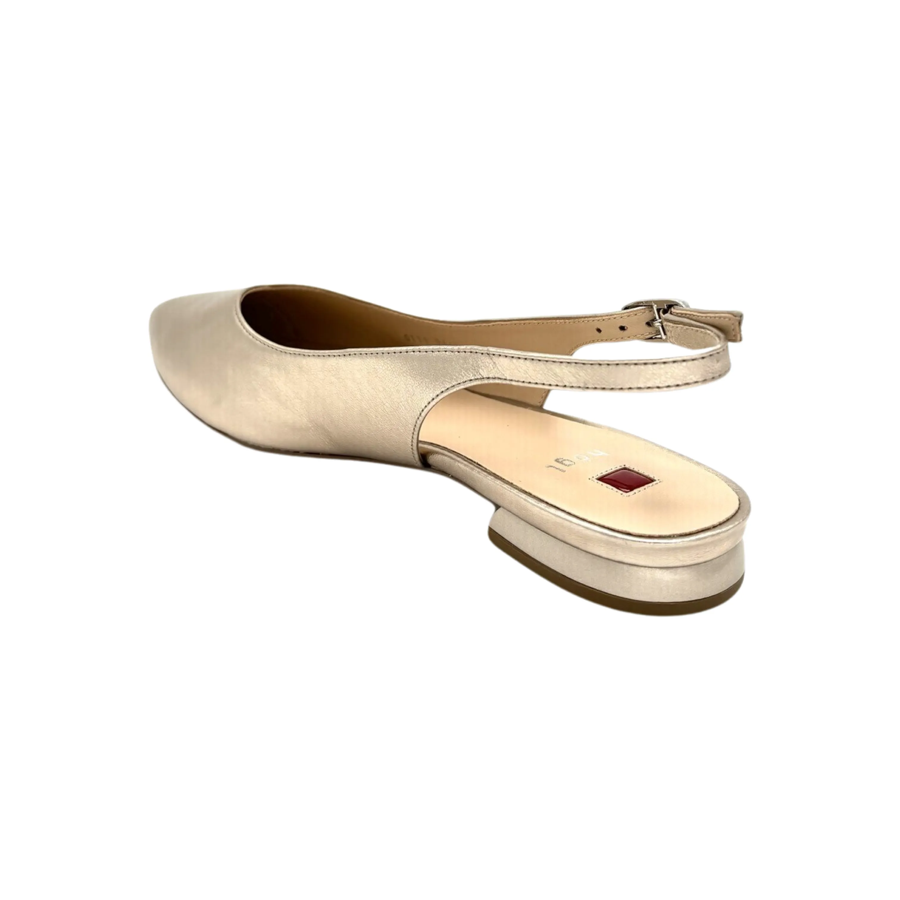 100111 Champagne Sling Back Flat