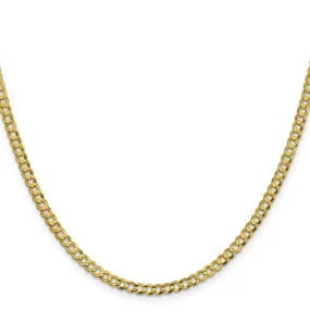 14K Flat Cuban Chain