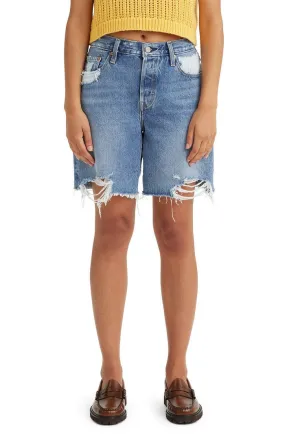 90s Vintage Levi's 501 Denim Shorts for Women - Retro Bike Shorts