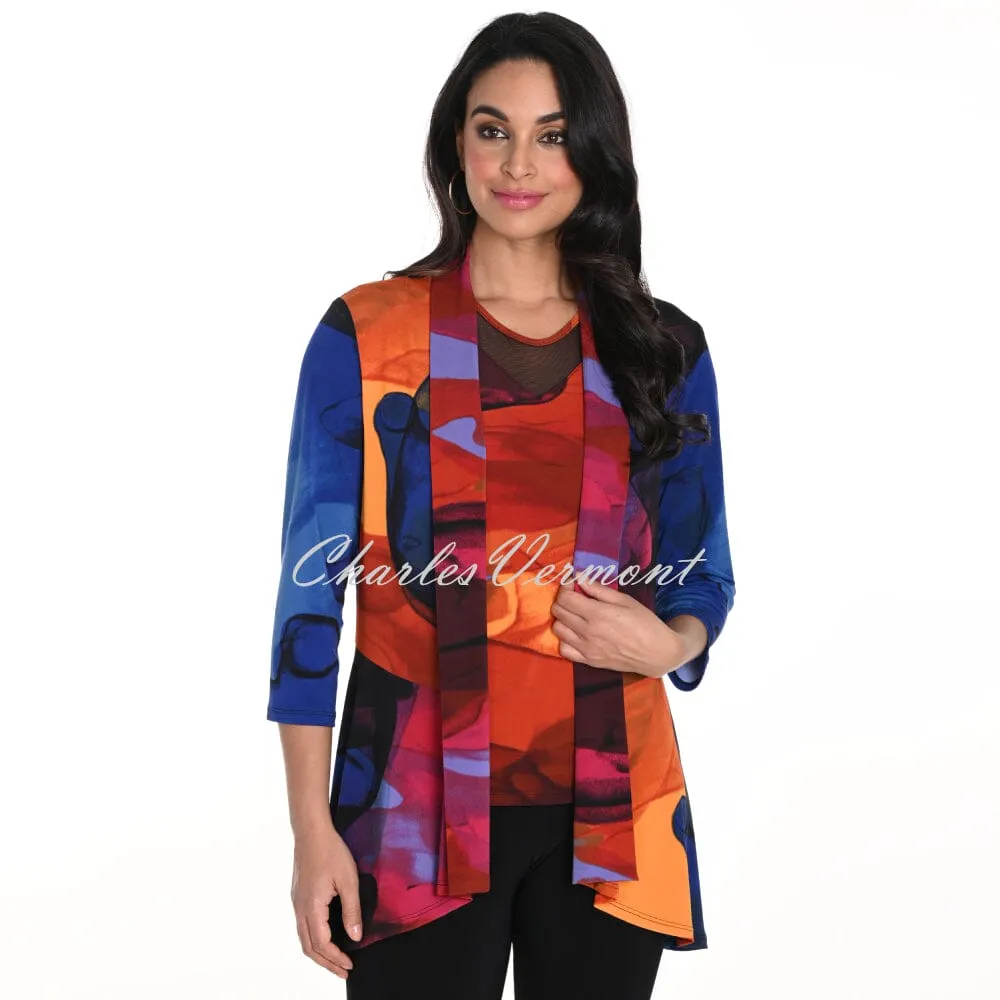 Abstract Sunset Print Cover Up by Frank Lyman - Style 243137