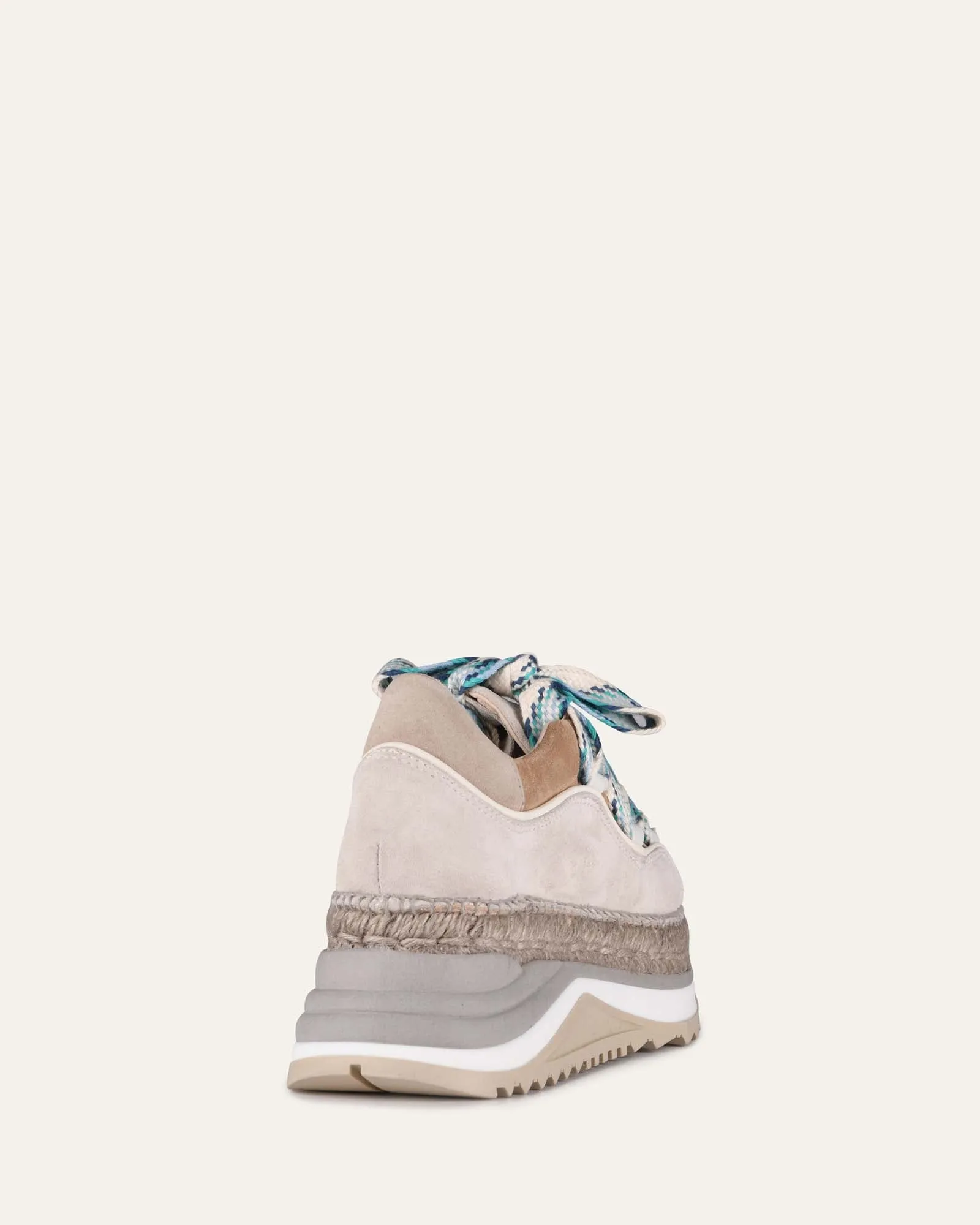 Adela sneakers taupe multi suede