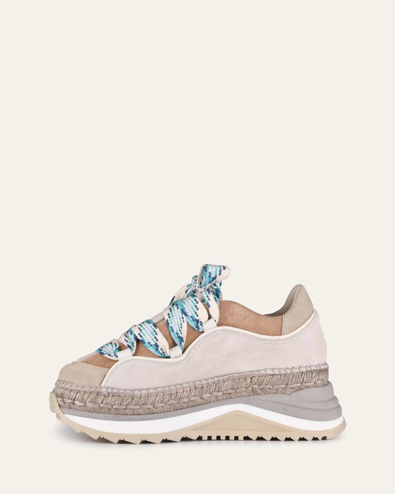 Adela sneakers taupe multi suede