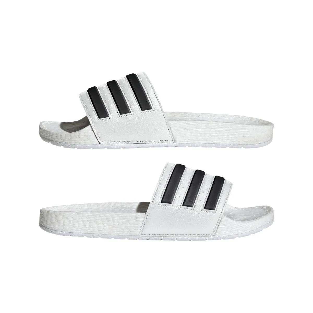 Adidas Boost White Slides for Men