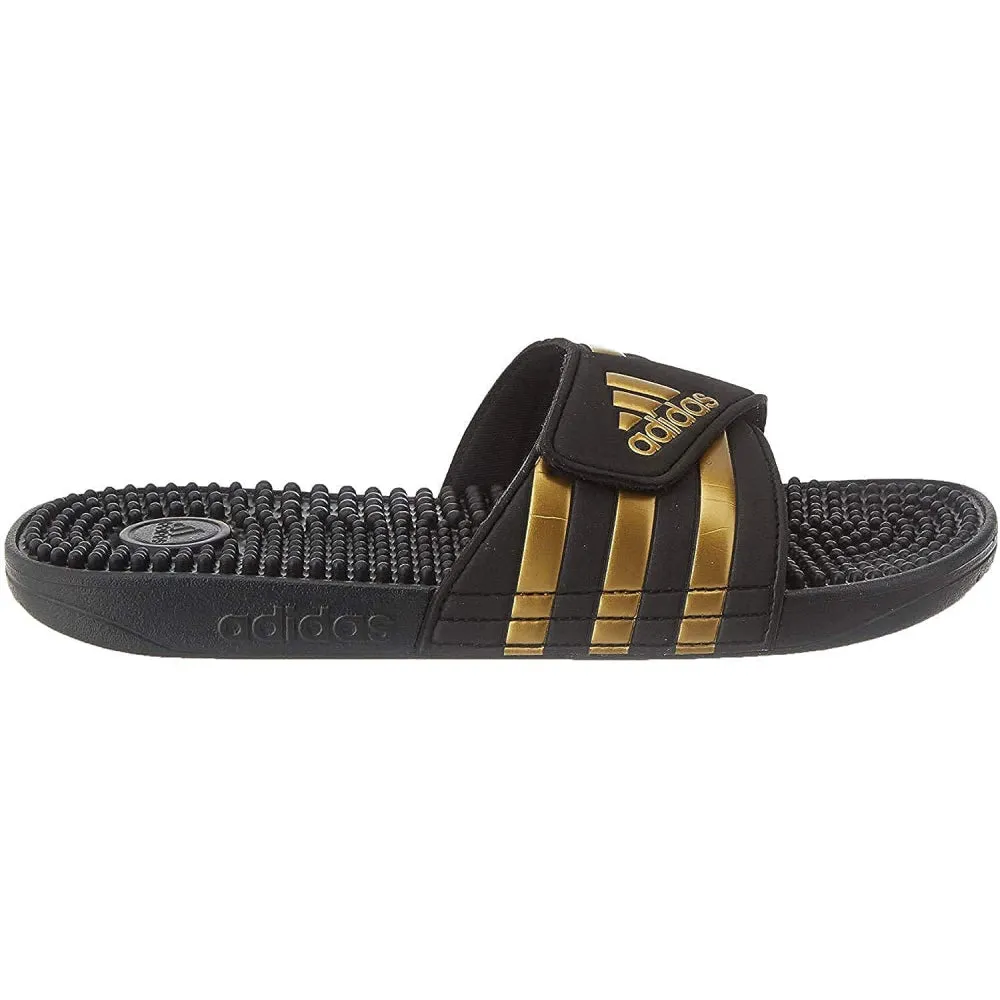 Adidas Men's Adissage Slide Black Gold - Shop Now