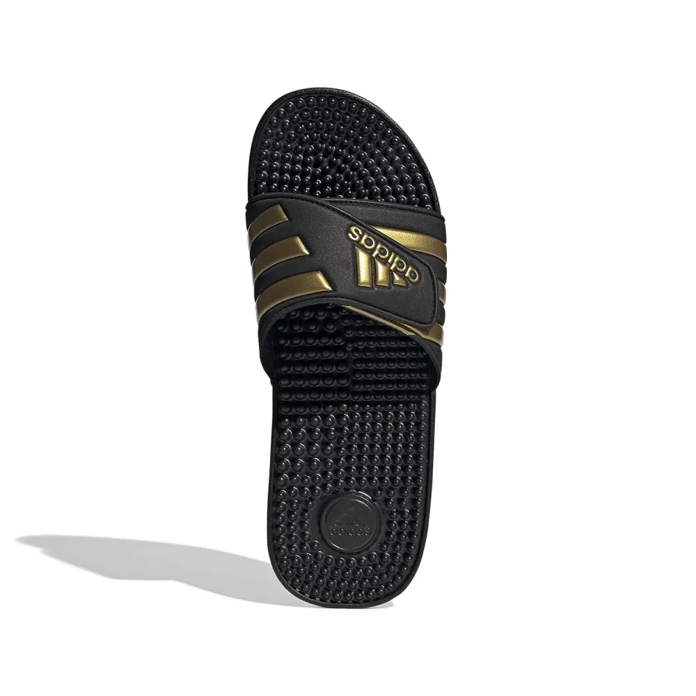 Adidas Men's Adissage Slide Black Gold - Shop Now