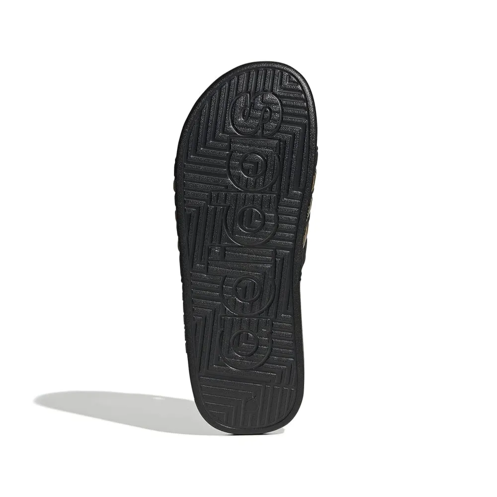 Adidas Men's Adissage Slide Black Gold - Shop Now