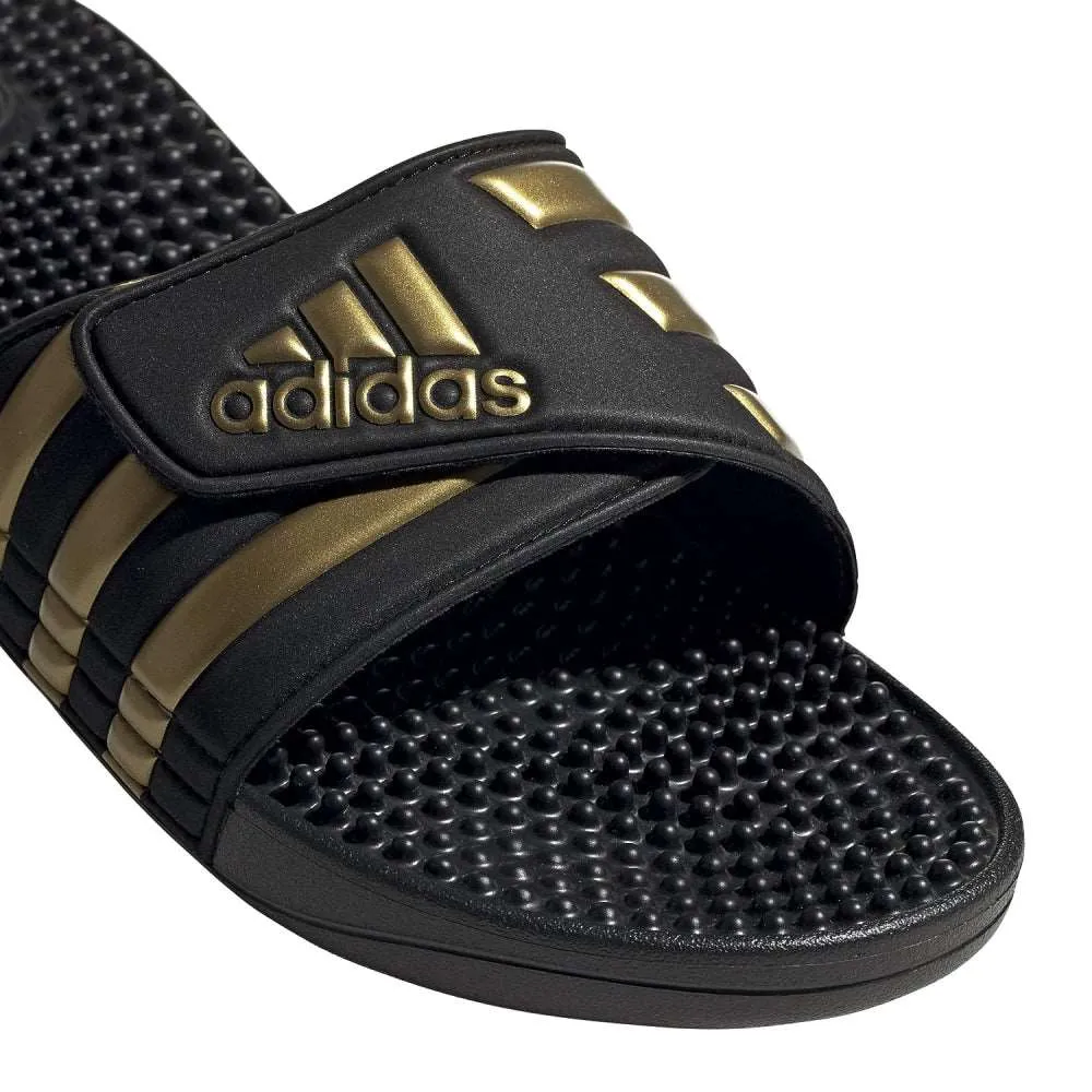 Adidas Men's Adissage Slide Black Gold - Shop Now