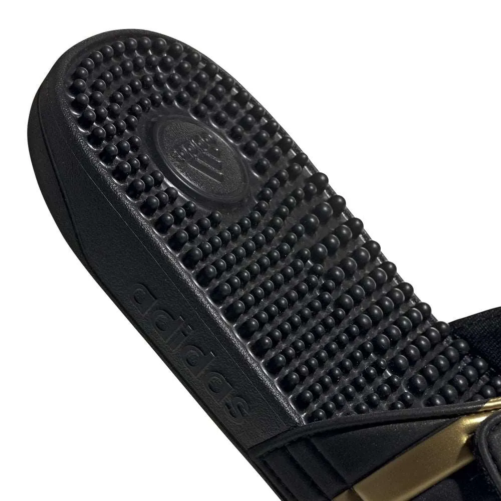 Adidas Men's Adissage Slide Black Gold - Shop Now