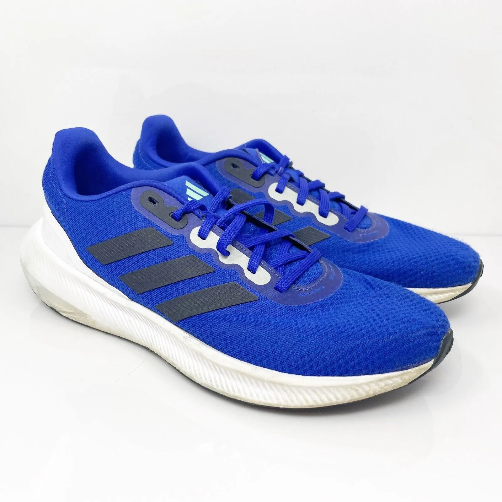 Adidas Mens Runfalcon 3.0 HP7549 Blue Running Shoes Sneakers Size 9.5