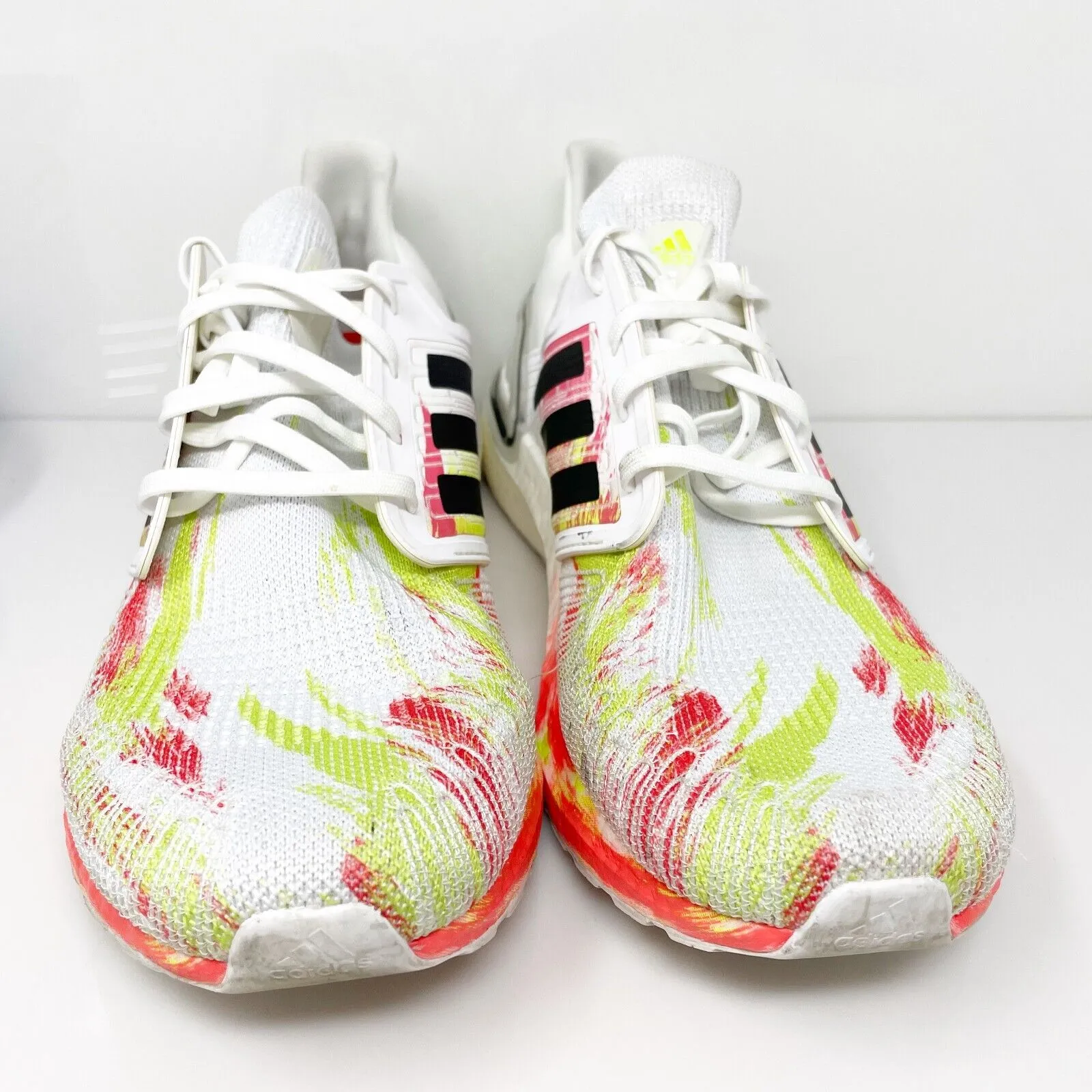 Adidas Mens UltraBoost 20 FW8169 White Running Shoes Sneakers Size 13