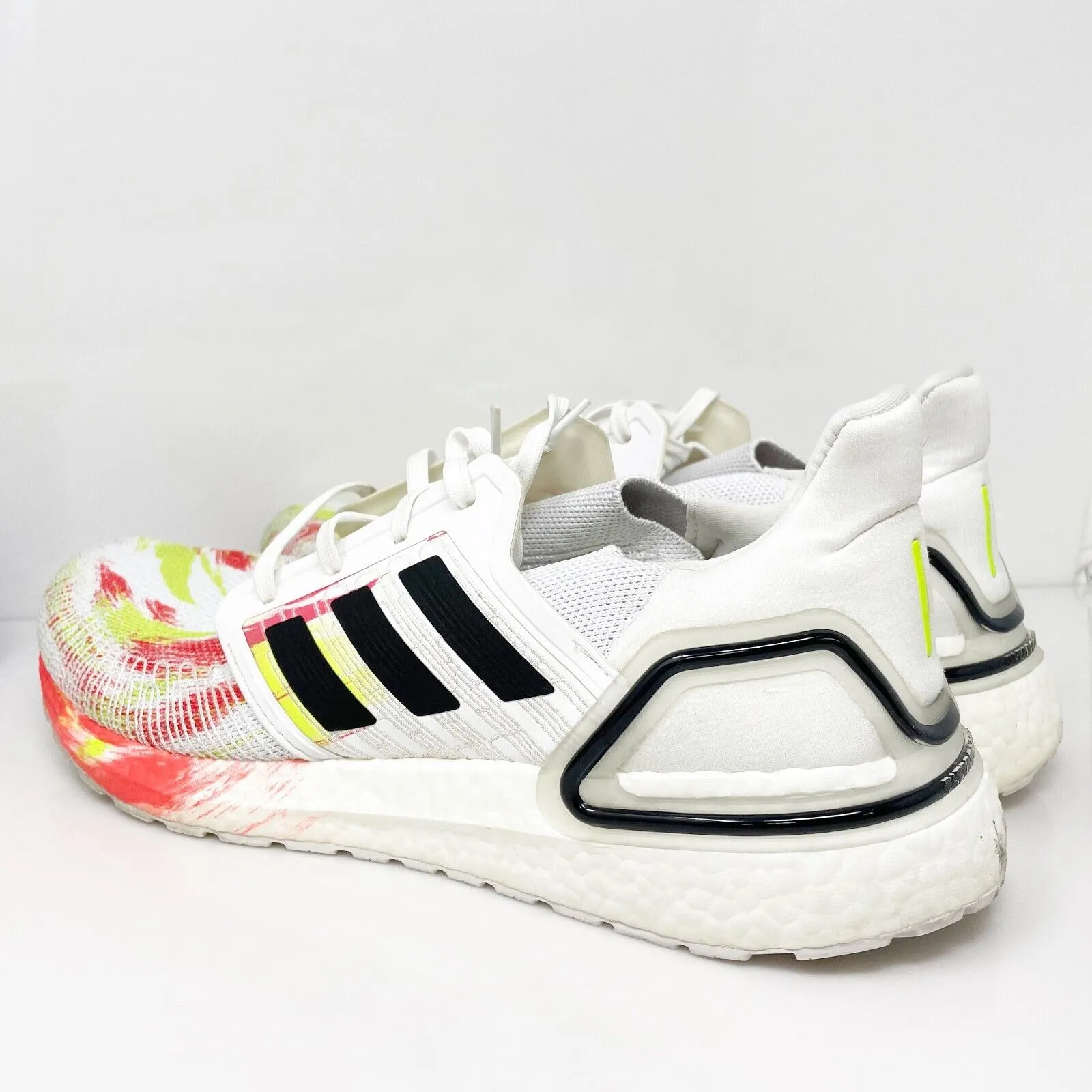 Adidas Mens UltraBoost 20 FW8169 White Running Shoes Sneakers Size 13