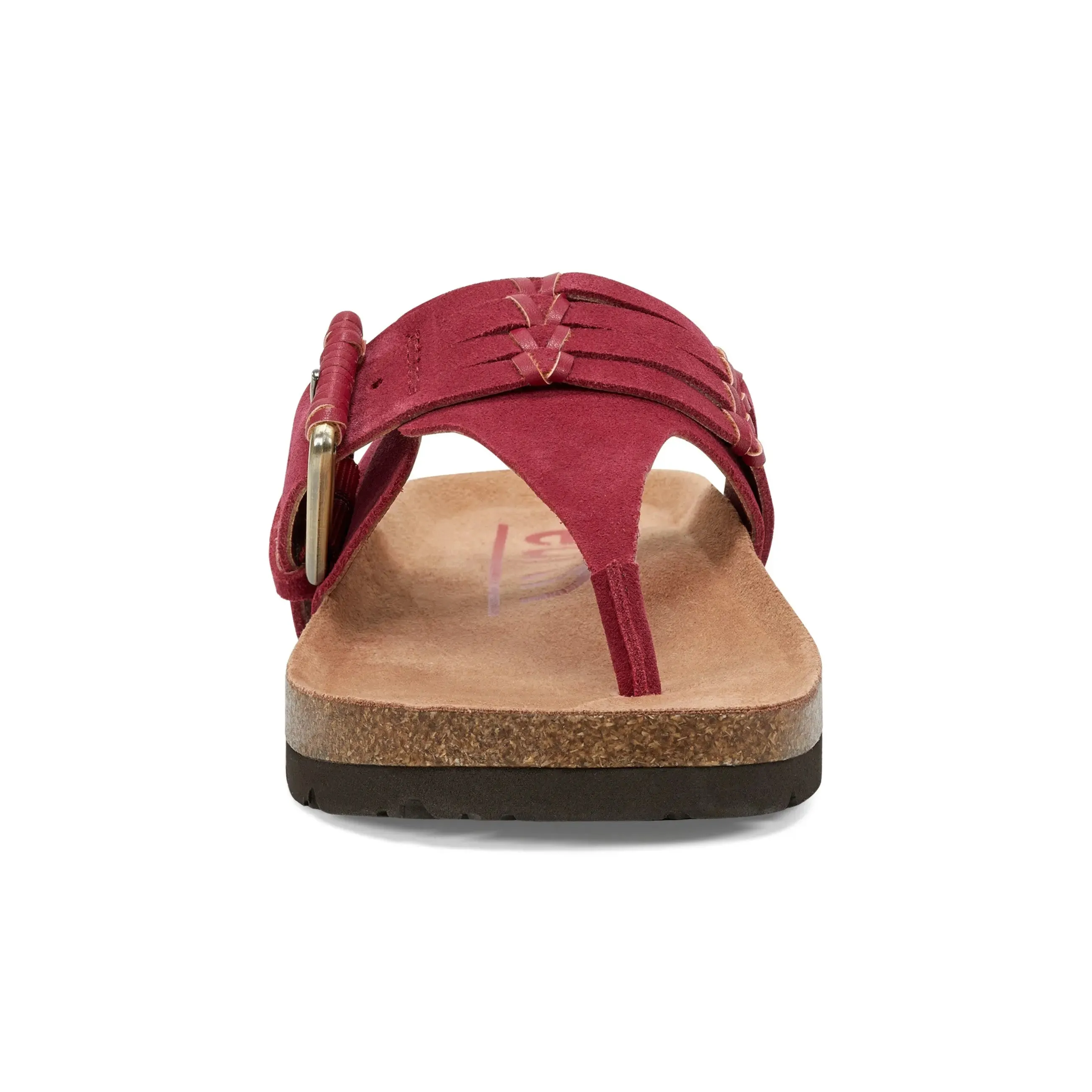 Aldora Woven Round Toe Casual Flat Sandals