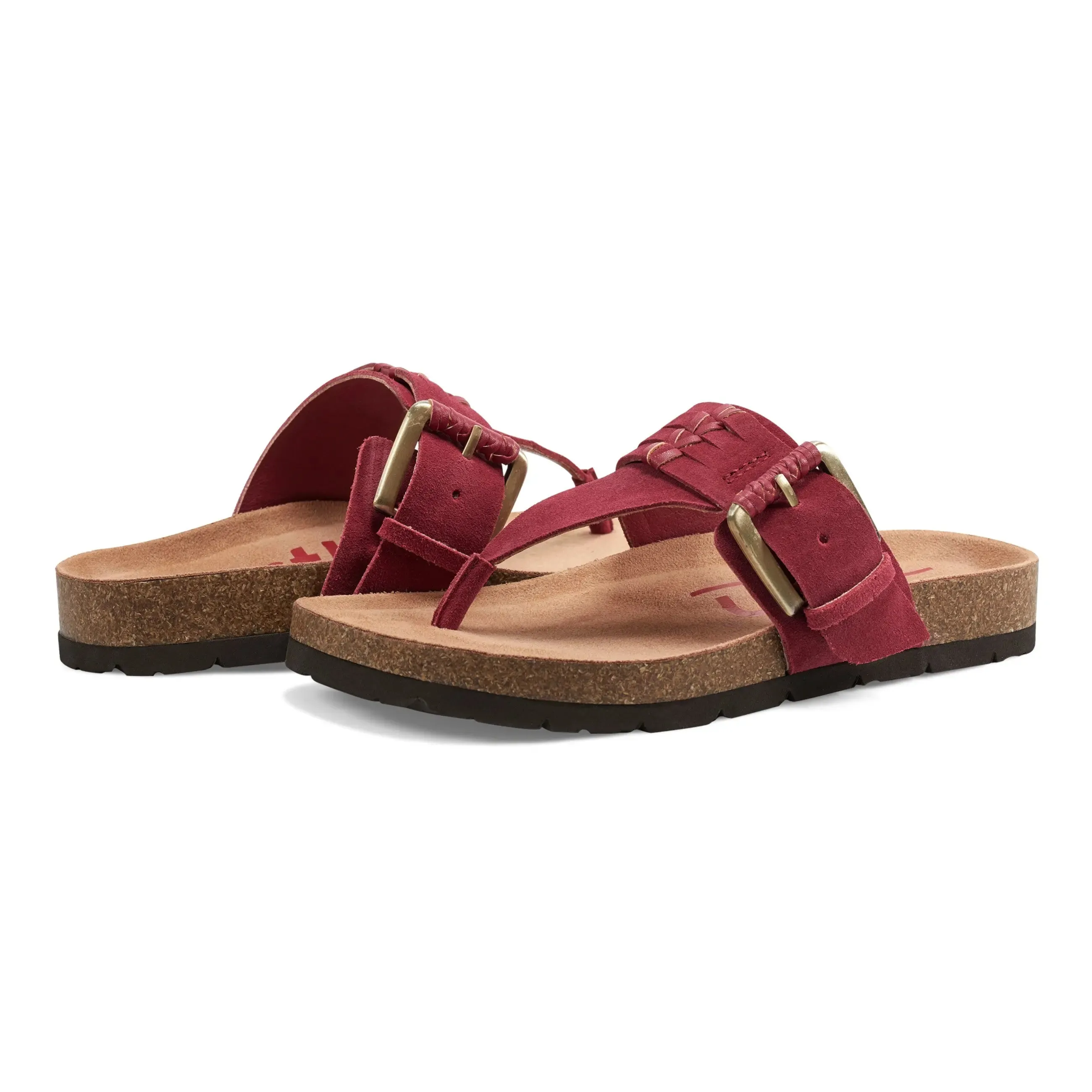 Aldora Woven Round Toe Casual Flat Sandals