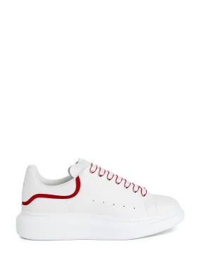 Alexander mcqueen  Oversized leather sneakers - White