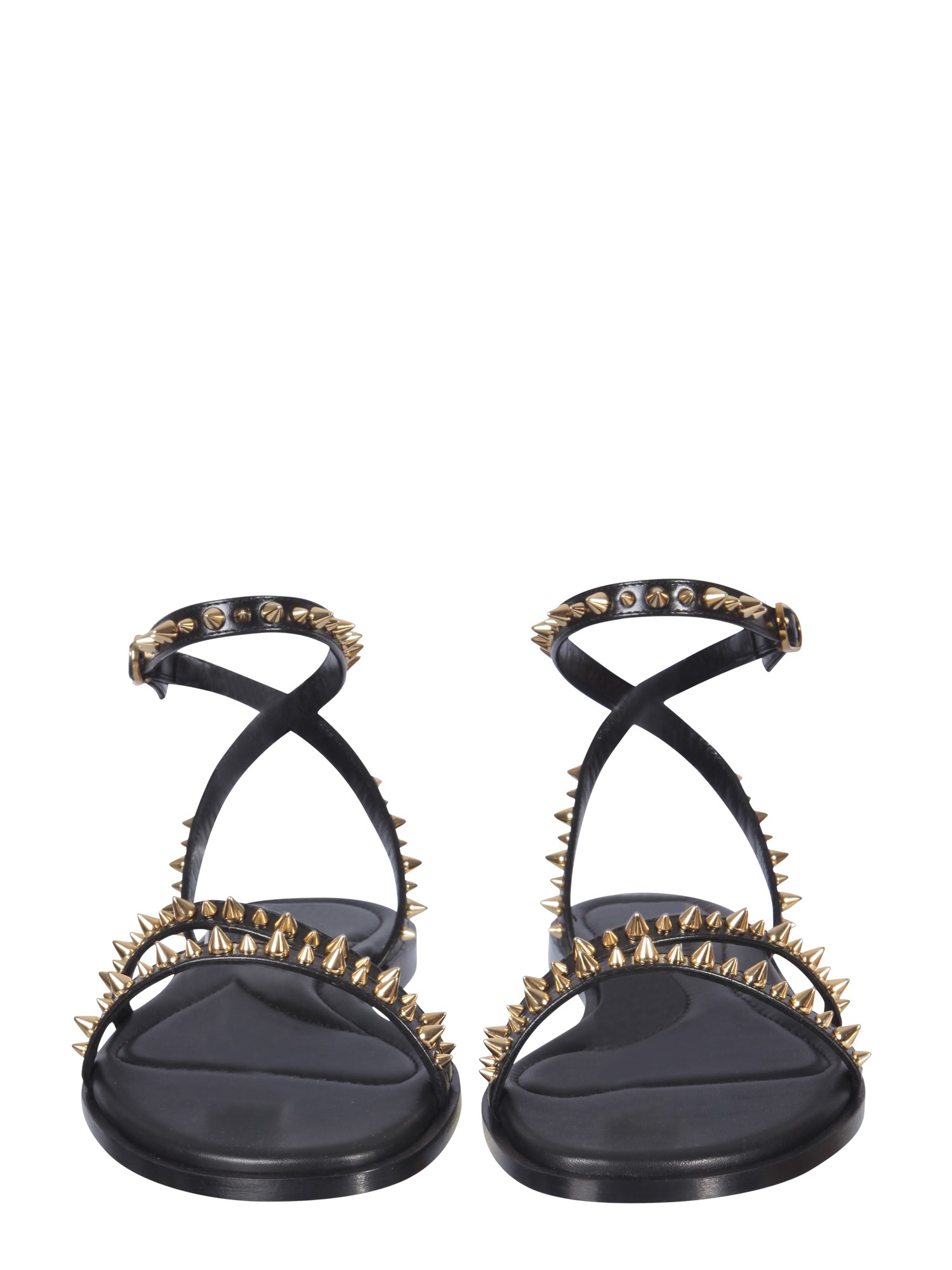 ALEXANDER McQUEEN Leather Sandals with Studs