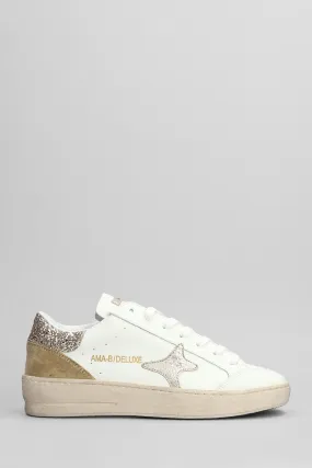 AMA-BRAND Sneakers In White Leather