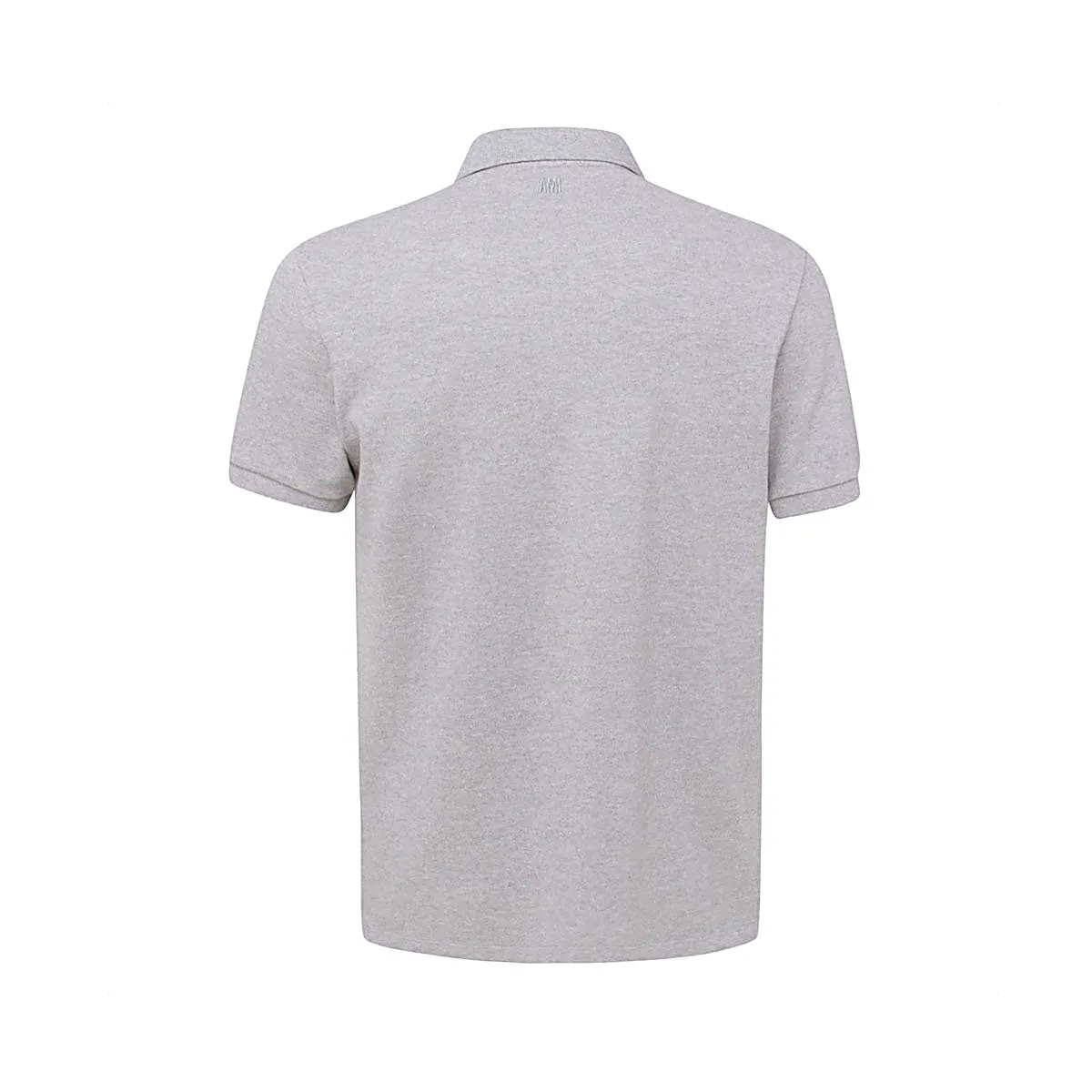 Logo Embroidered Polo Shirt from AMI