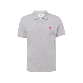 Logo Embroidered Polo Shirt from AMI