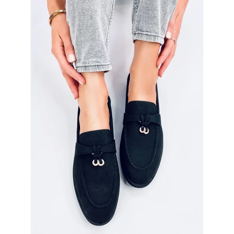 Antonisa Black Women's Moccasins