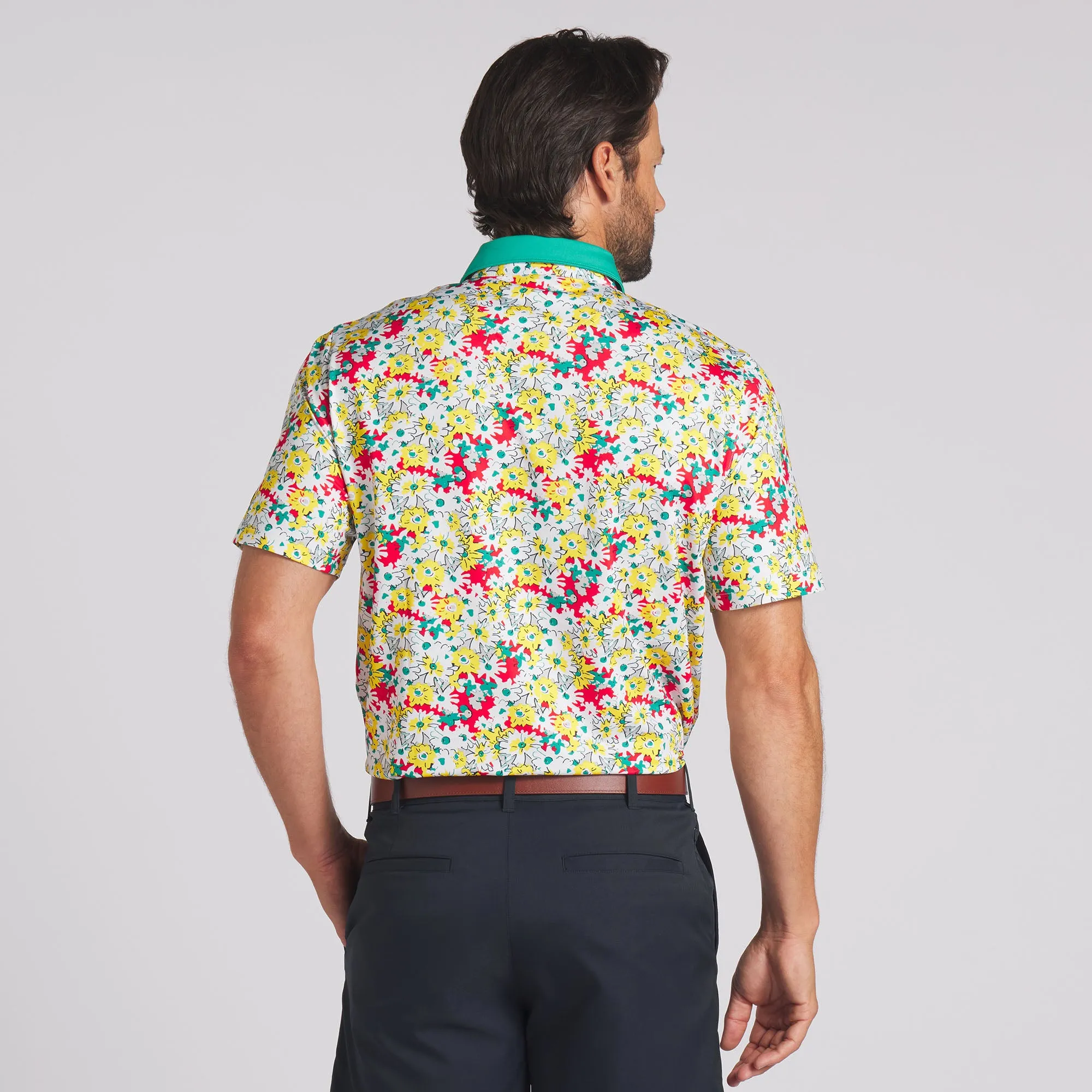 AP Floral Golf Polo - Men's Shirt