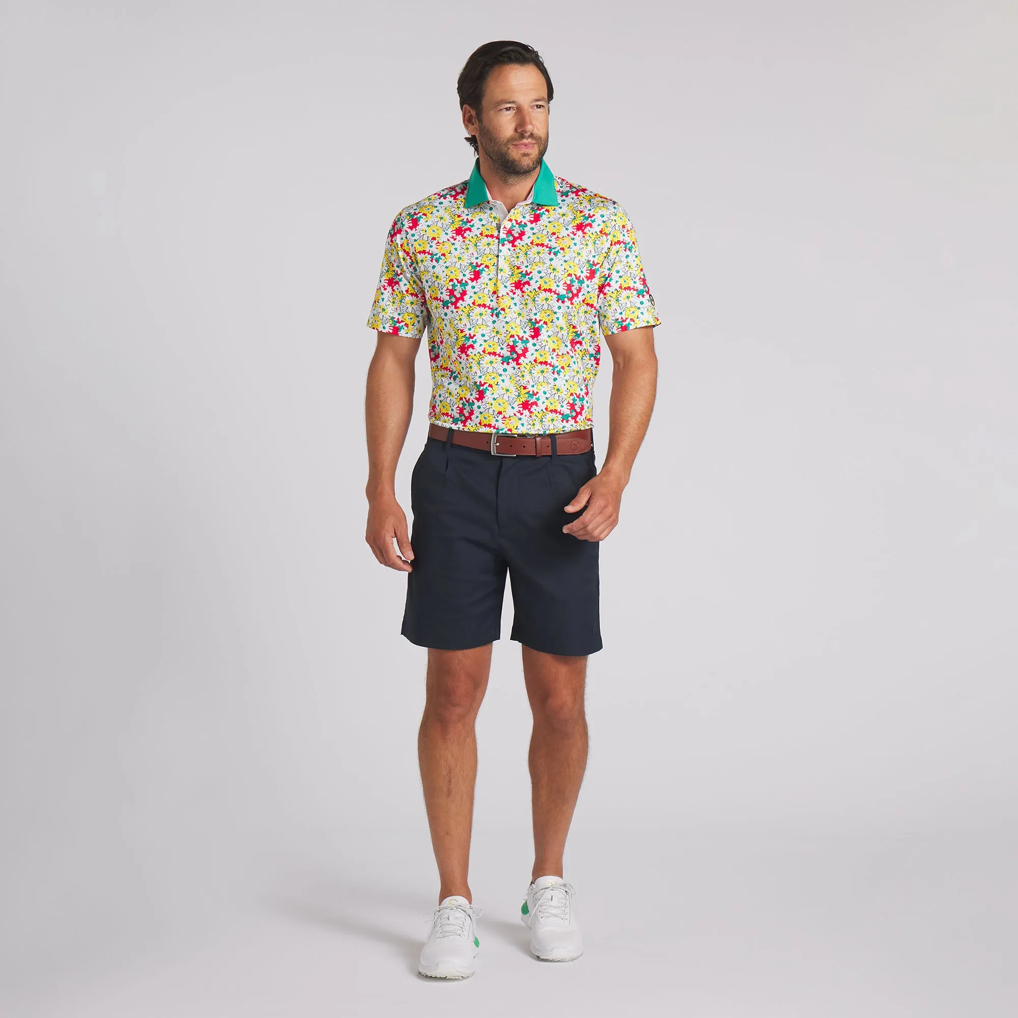 AP Floral Golf Polo - Men's Shirt