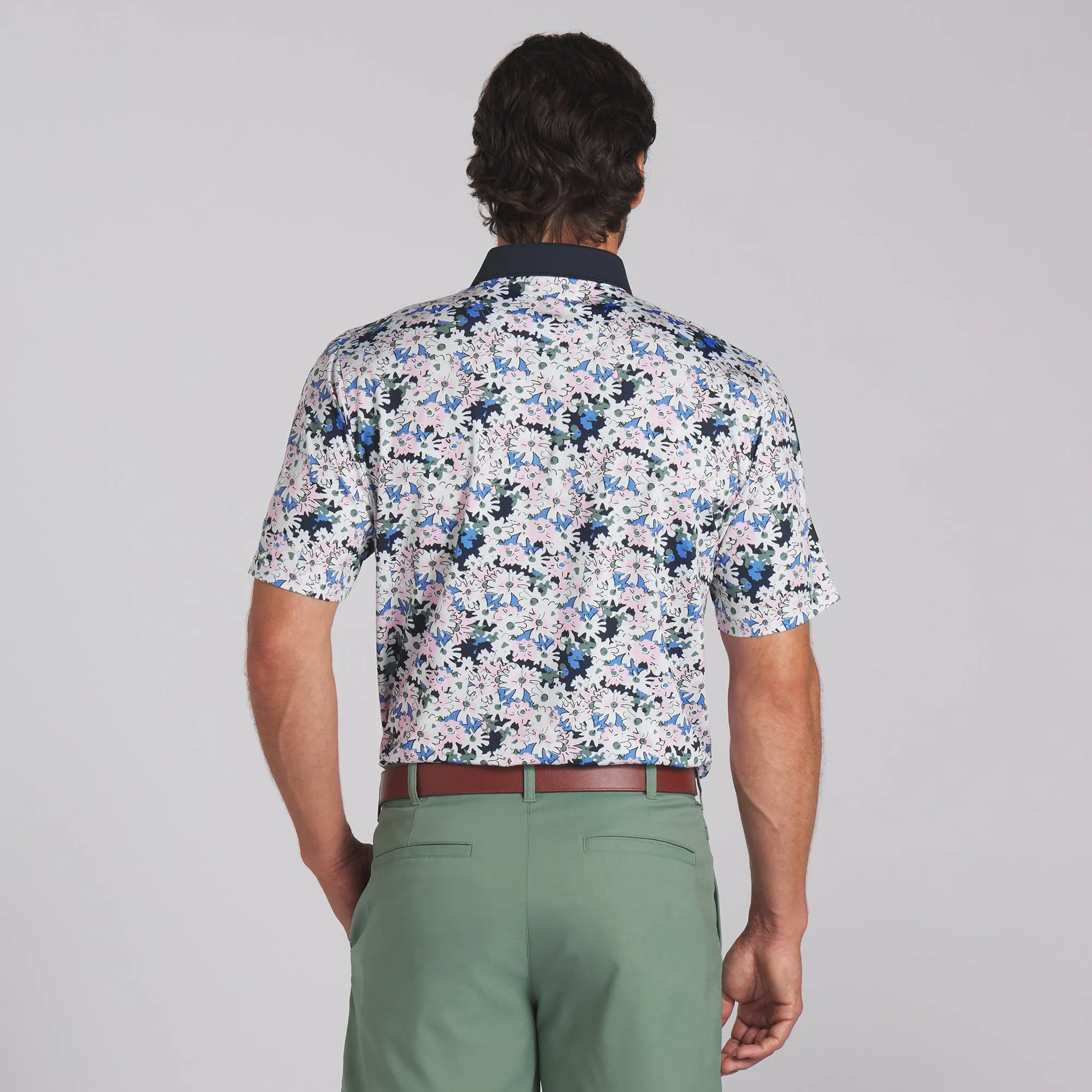 AP Floral Golf Polo - Men's Shirt