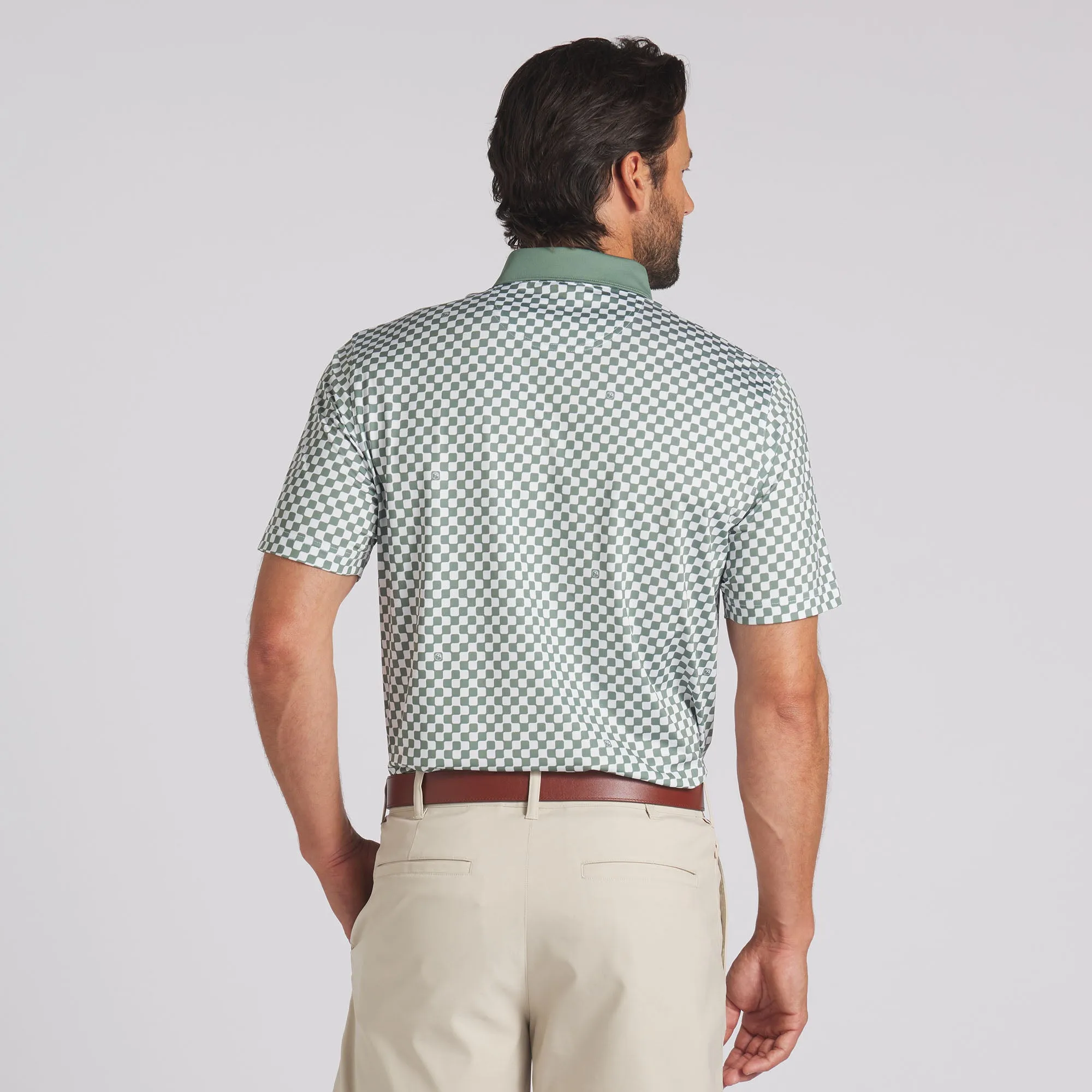 Checkered Golf Polo by AP MATTR