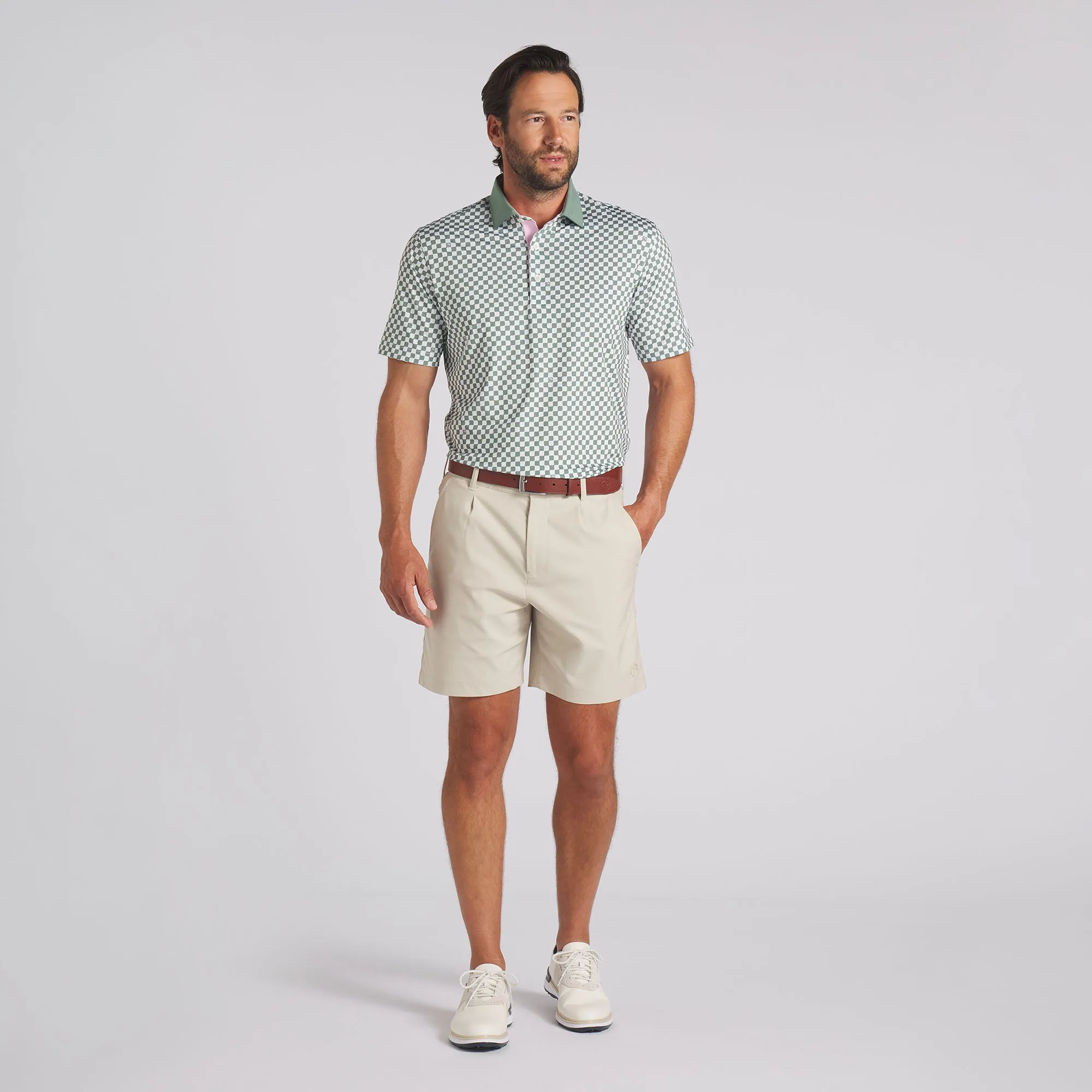 Checkered Golf Polo by AP MATTR