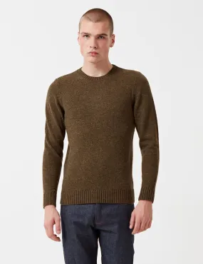 A.P.C. Khaki Green Knit Jumper - Salford Pull