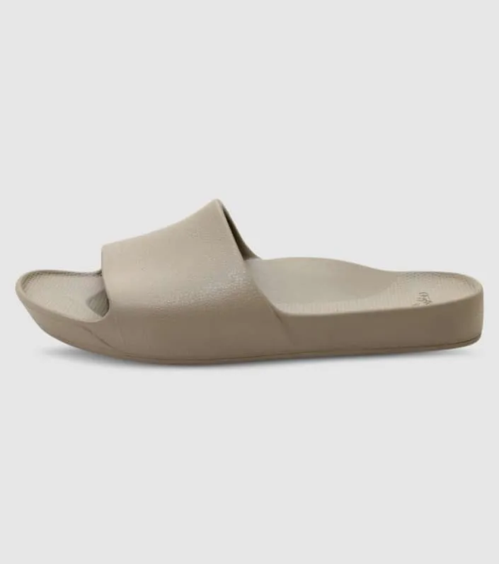 Archies Arch Support Unisex Slides Taupe