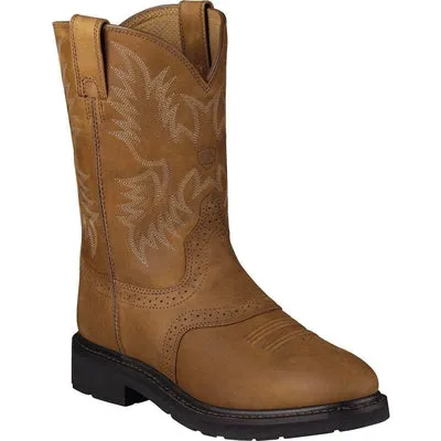 Ariat Boots: Men's 10002304 Sierra Saddle Tan Slip-Resistant Cowboy Boots