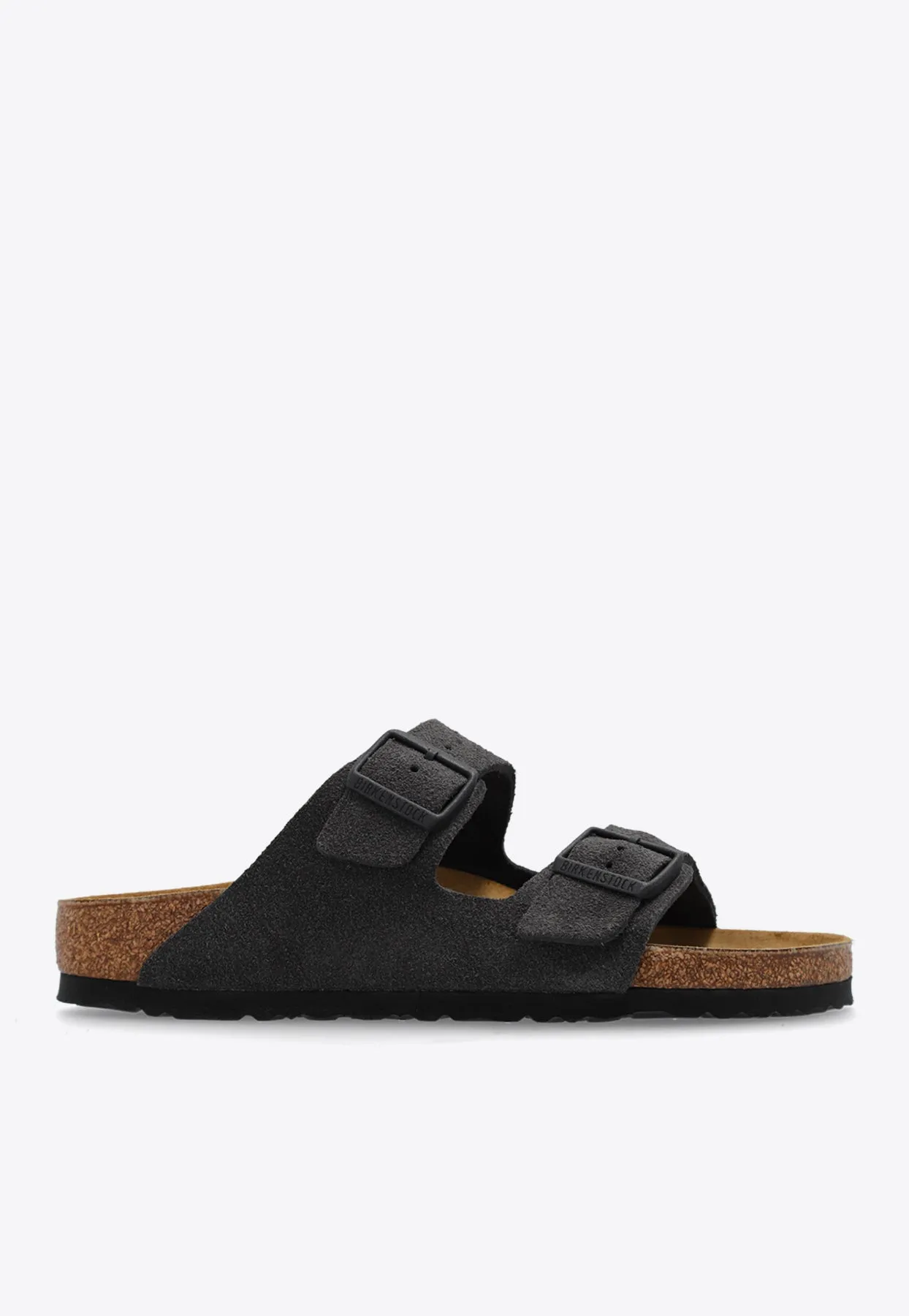 Arizona Buckle Suede Slides