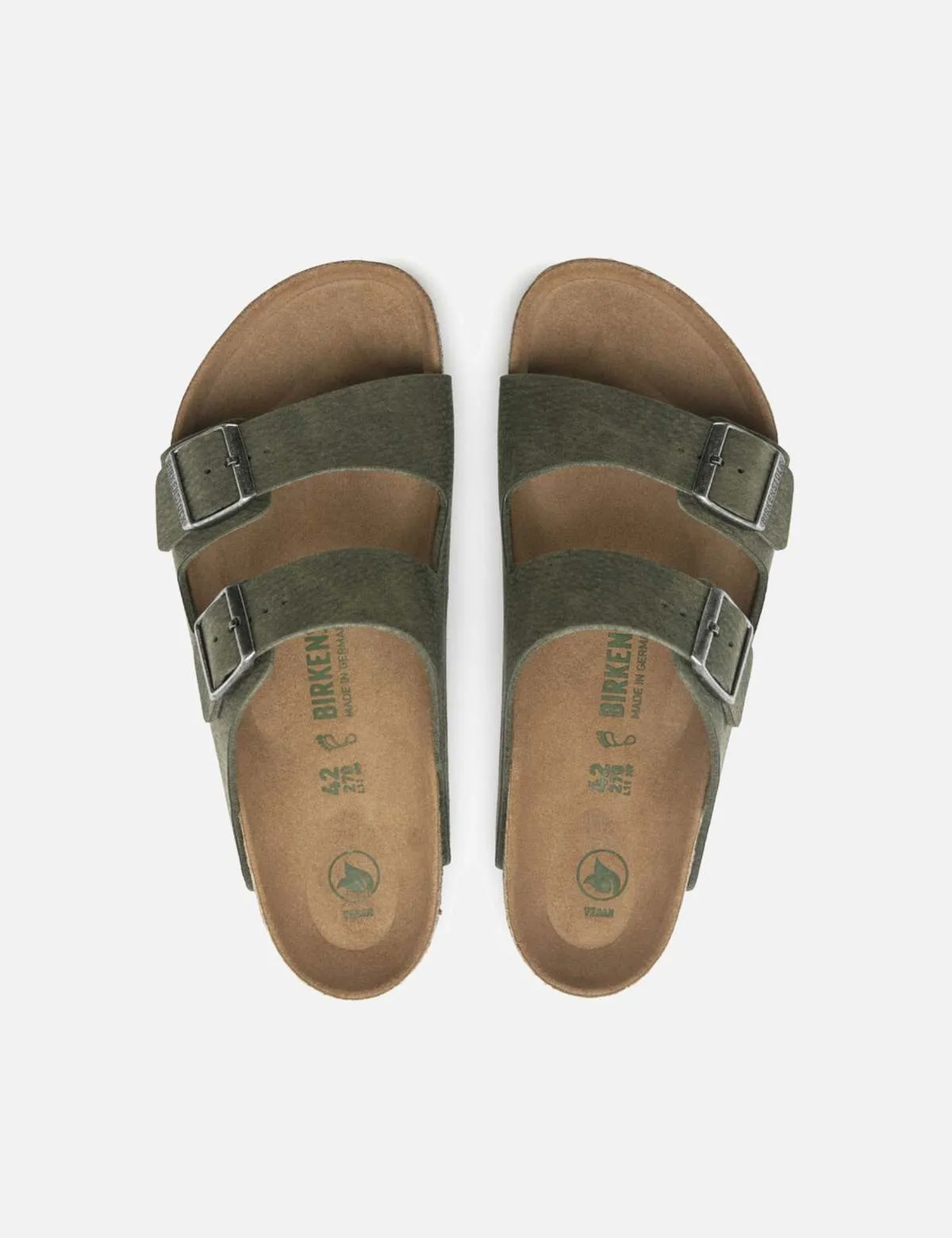 Arizona Vegan Regular Sandals - Thyme Green