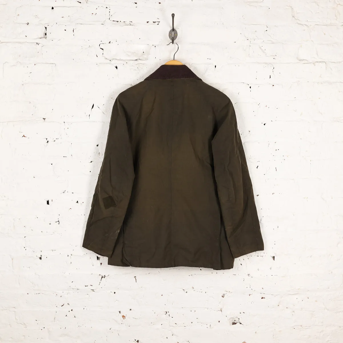 Ashby Wax Jacket Coat - Green - M