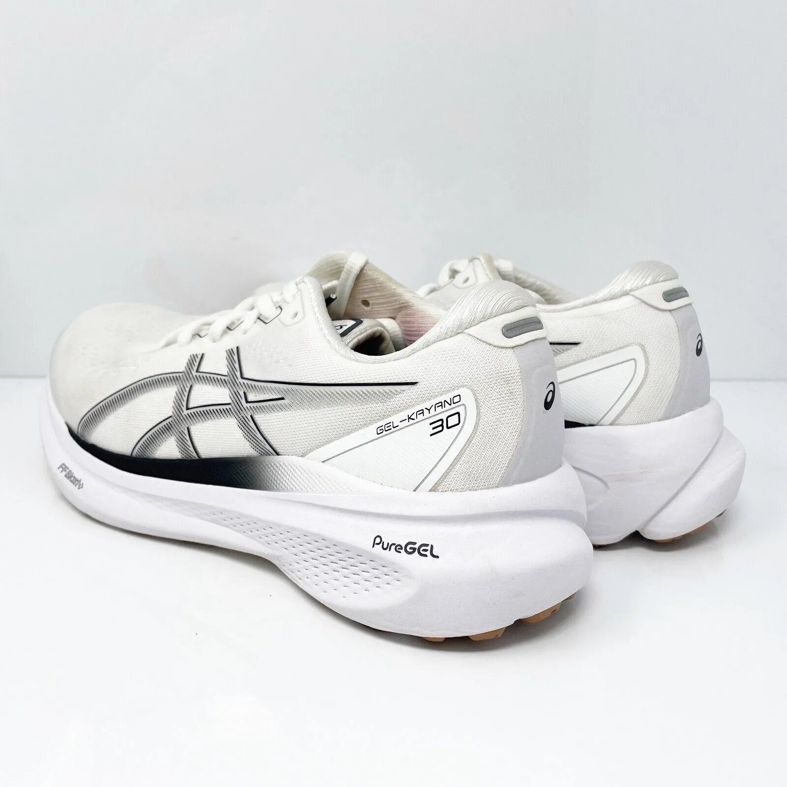 Asics Womens Gel Kayano 30 1012B615 White Running Shoes Sneakers Size 9