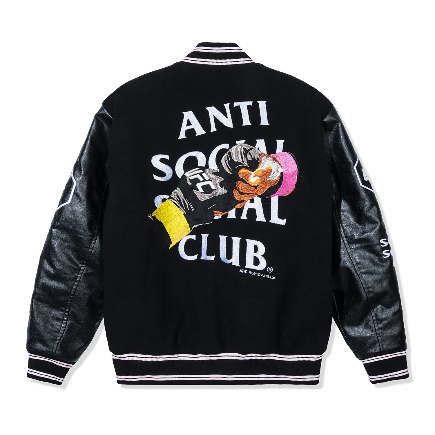 ASSC x UFC Corner Varsity Jacket - Black