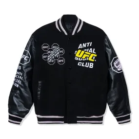 ASSC x UFC Corner Varsity Jacket - Black