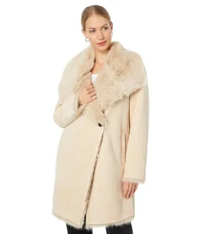 Avec Les Filles Faux Toscana Shearling Coat