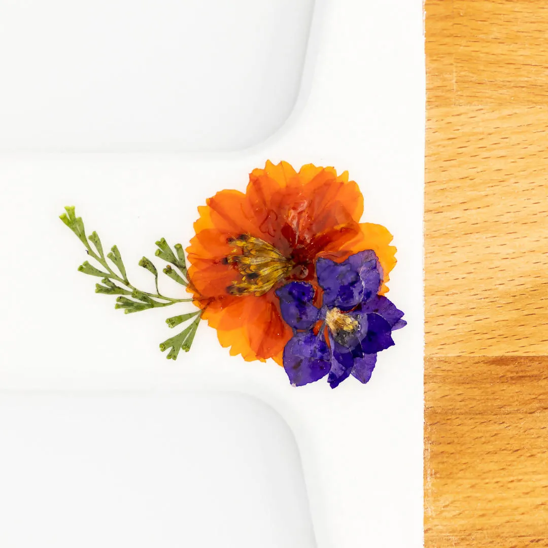 Awkwood Things - Preserved Flower Cutting Board Set