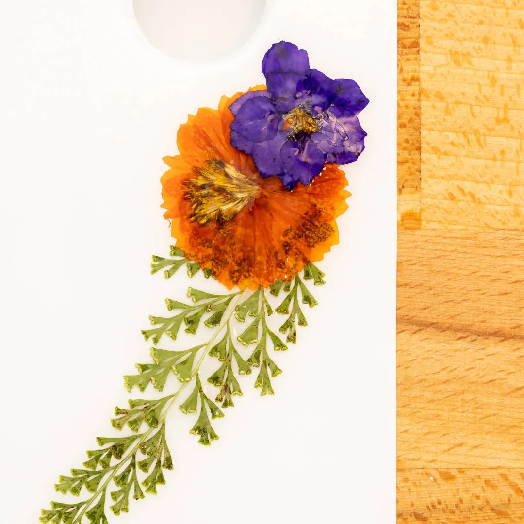 Awkwood Things - Preserved Flower Cutting Board Set