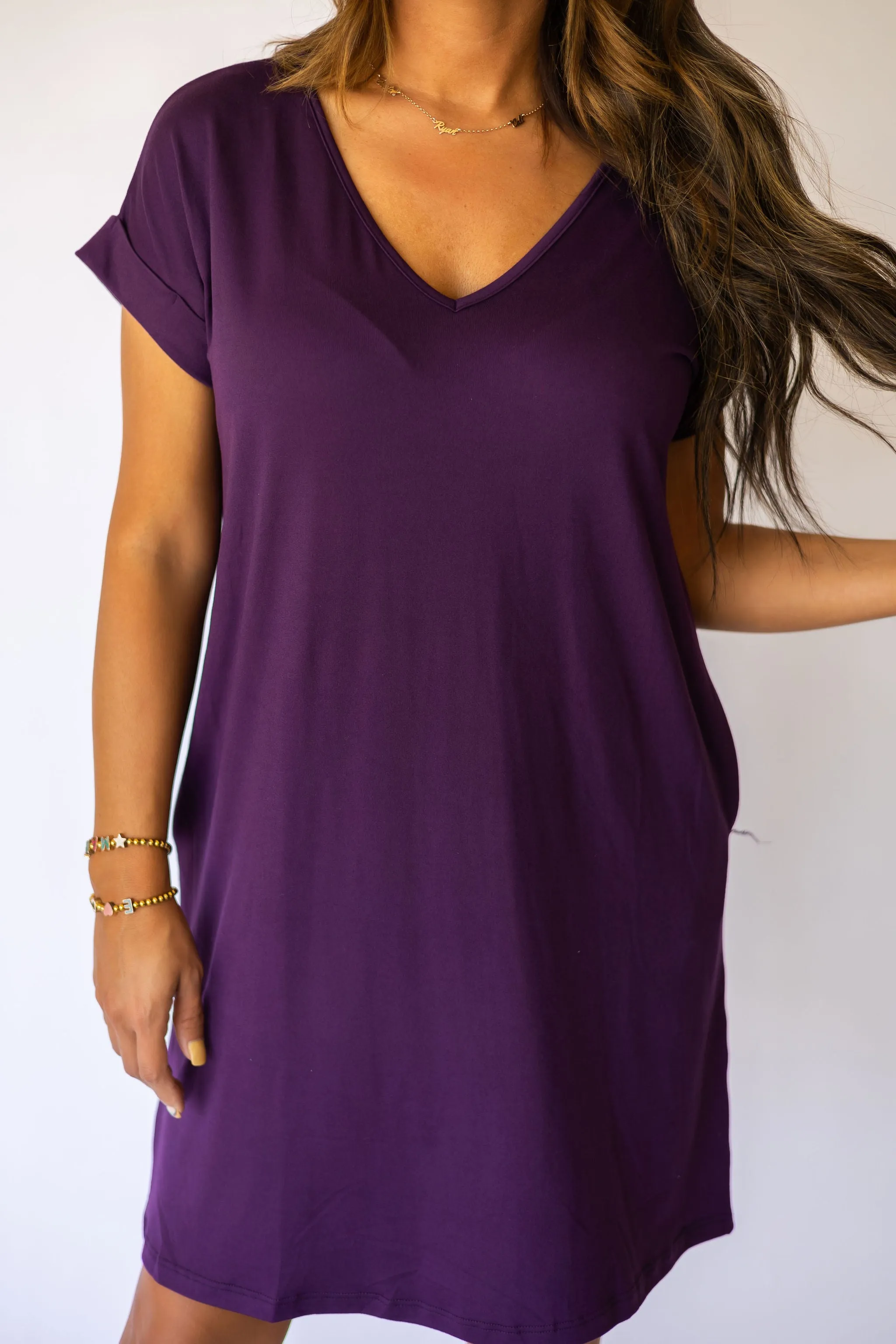 Knit Dress Back To The Basics Violet