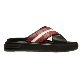 Bally Jarko Black/Red Slides