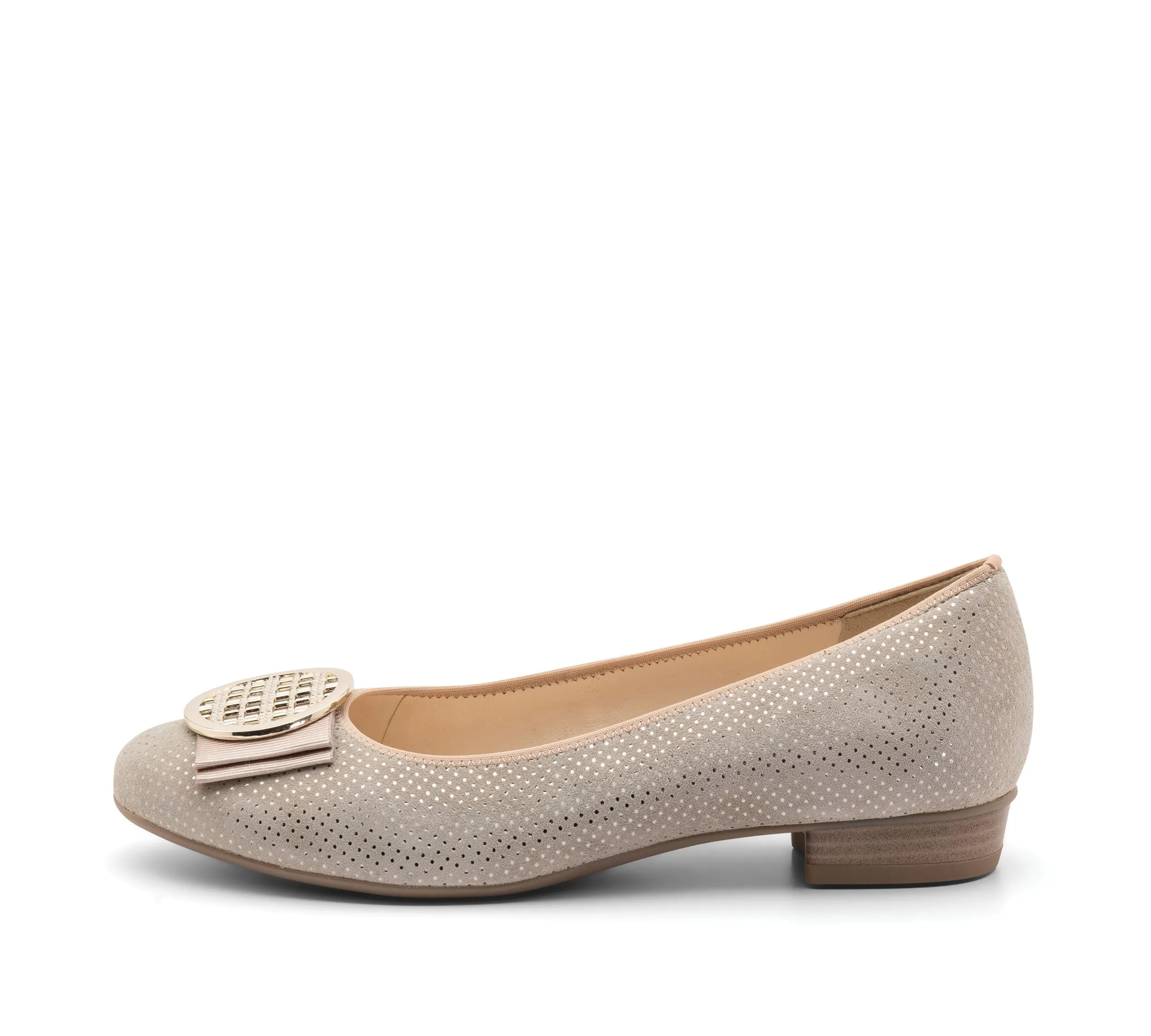 Bambi Women's Ornament Ballet Flat - Sand 88