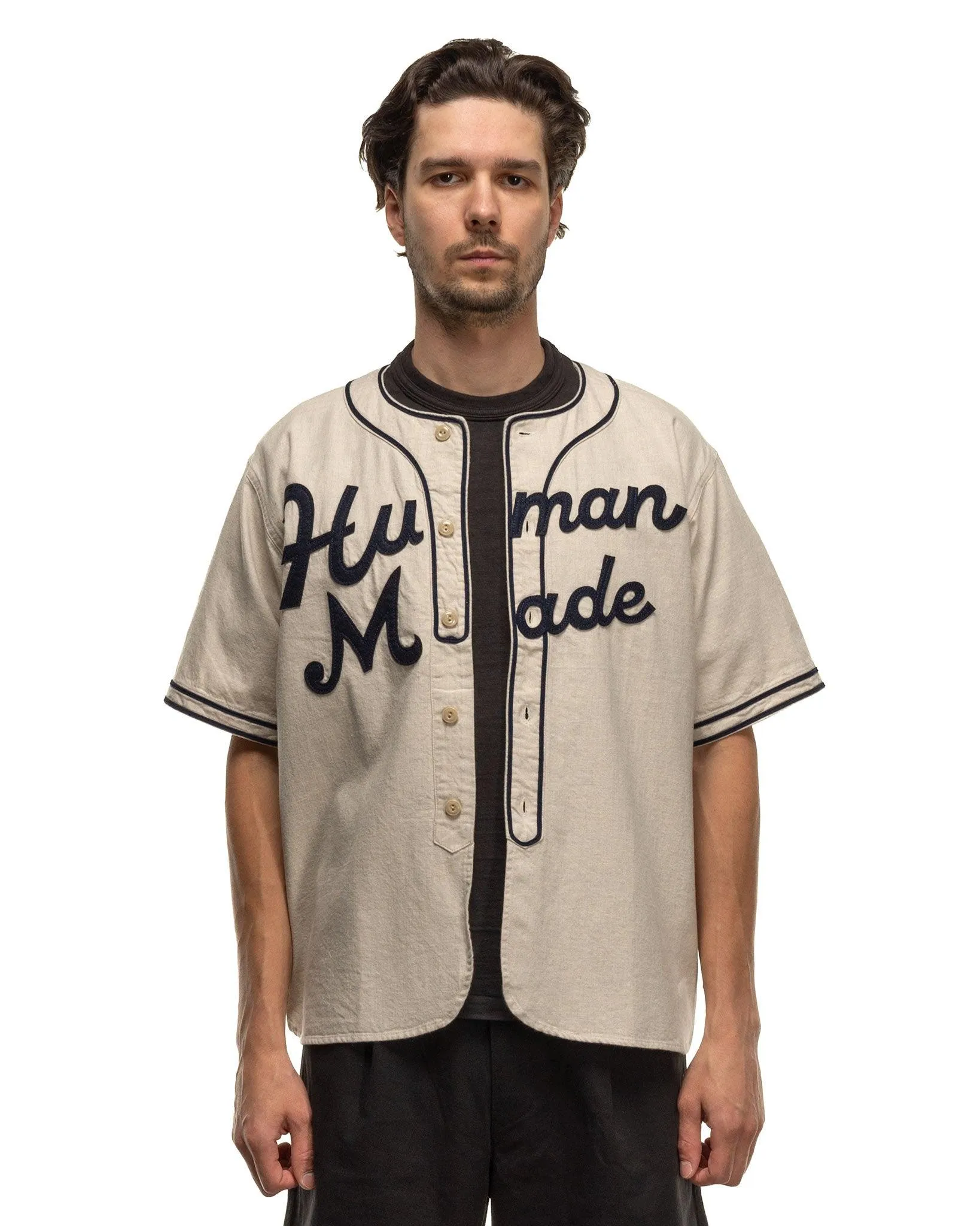 Beige Baseball Shirt