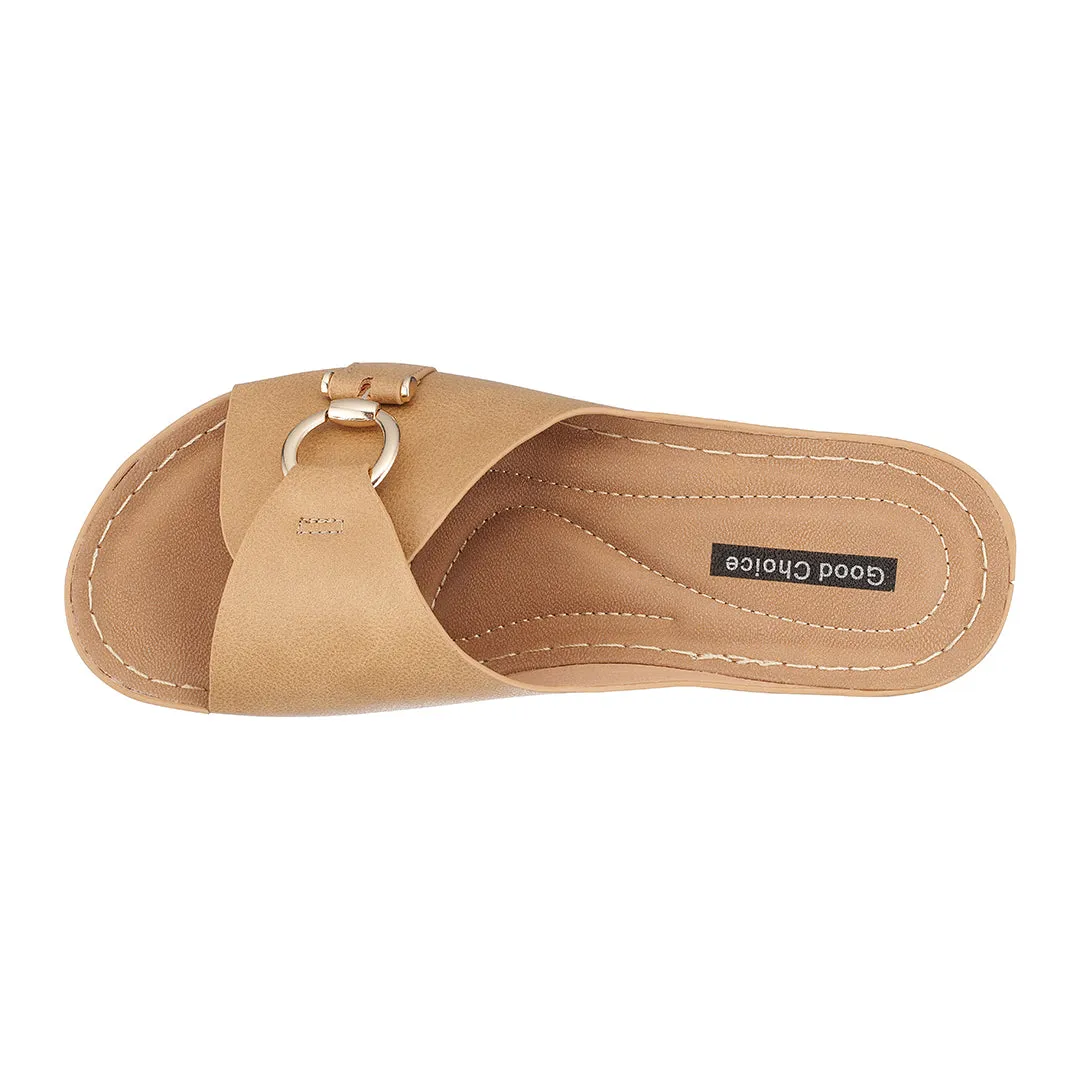 Bay Tan Wedge Sandals