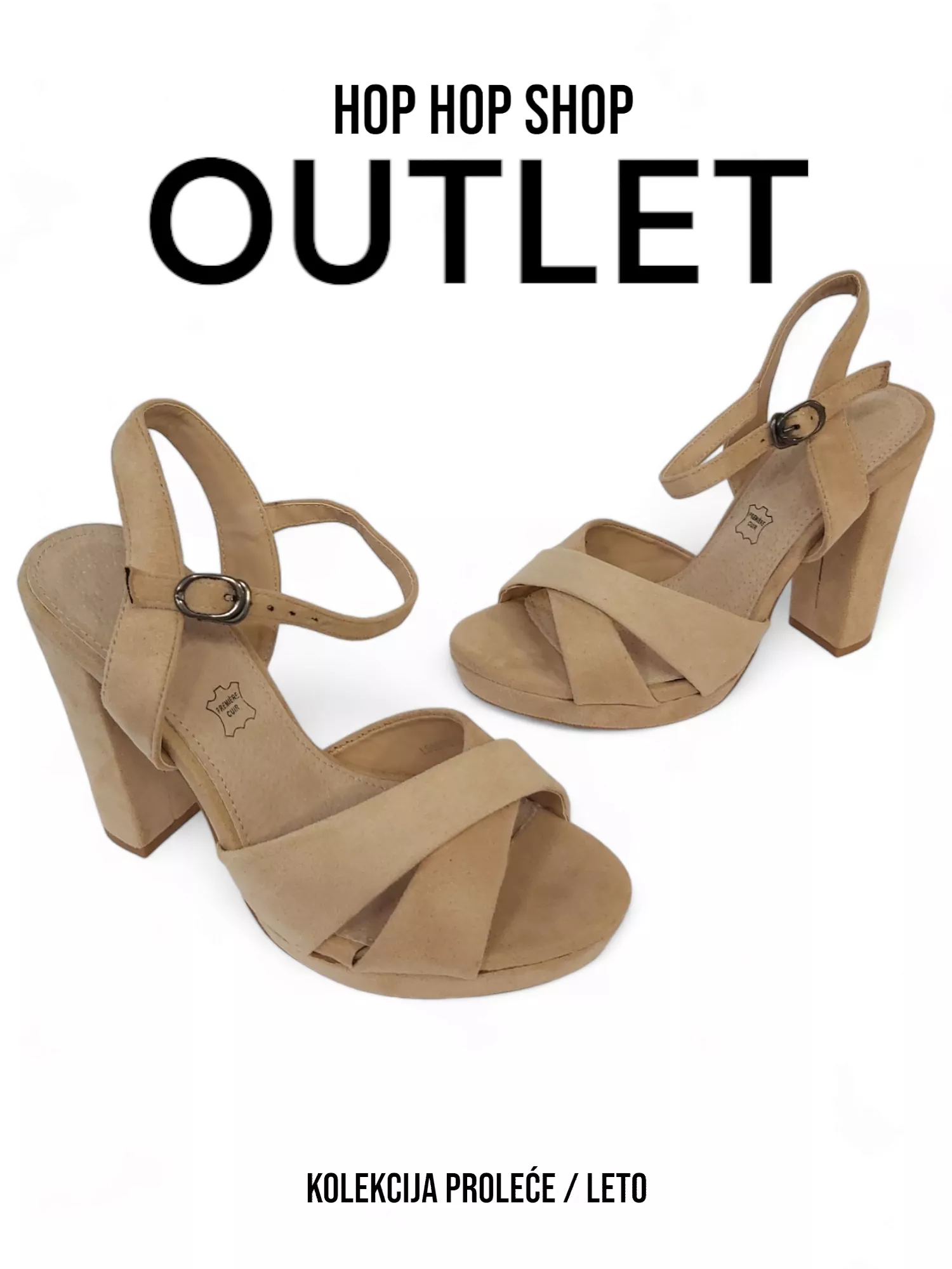 Beige Women's Sandals LS80702