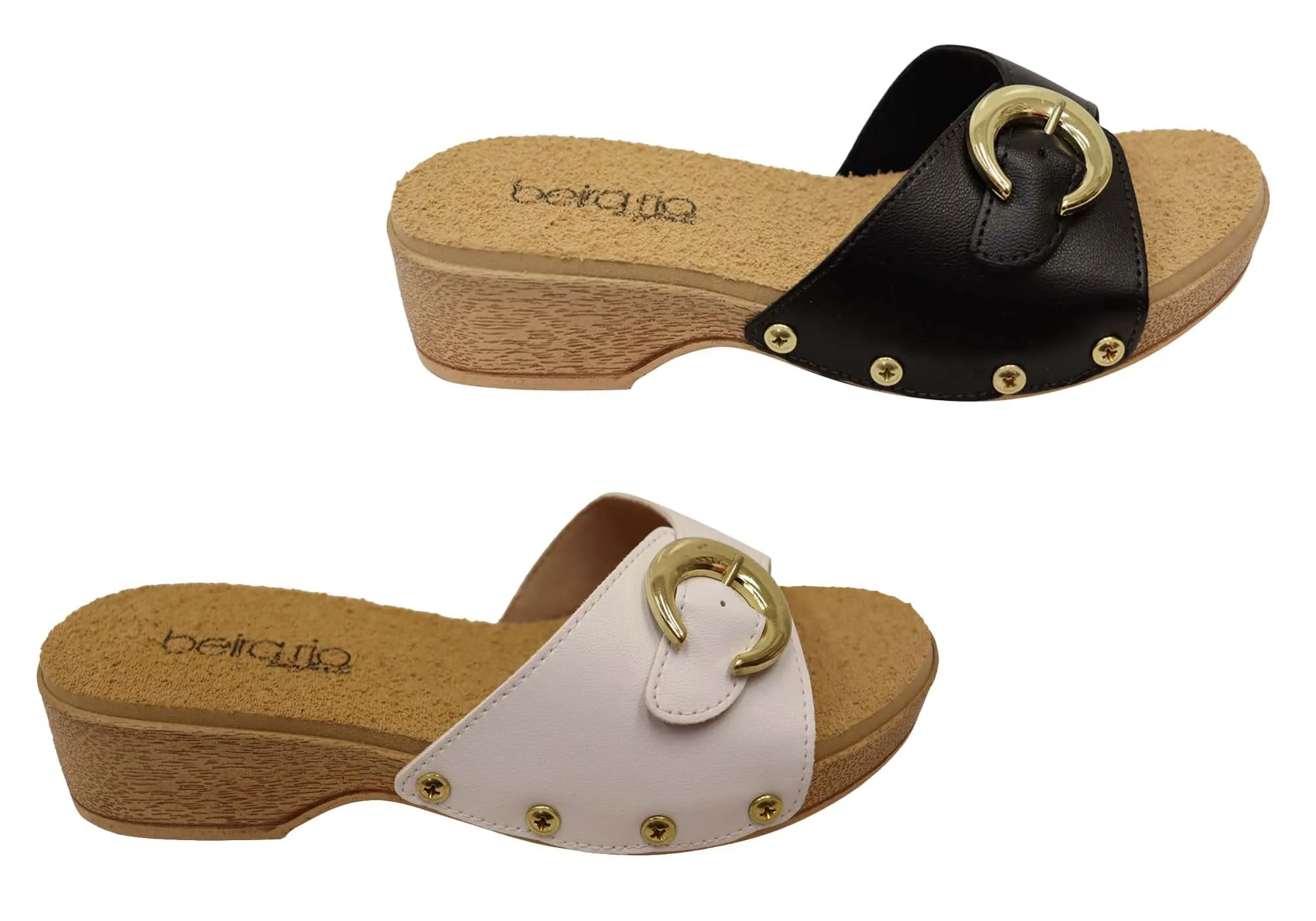 Beira Rio Conforto Aniya Womens Slides Sandals Made In Brazil