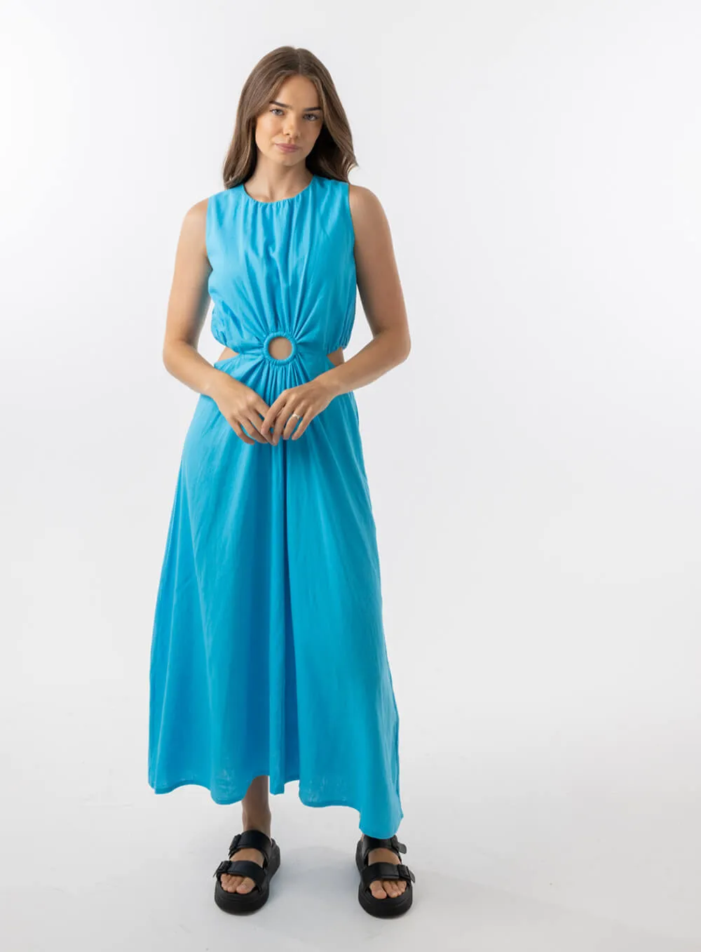 AQUA Blue Bella Dress