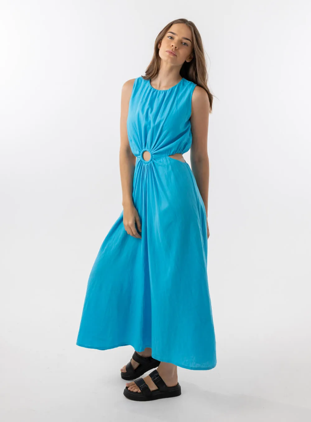 AQUA Blue Bella Dress